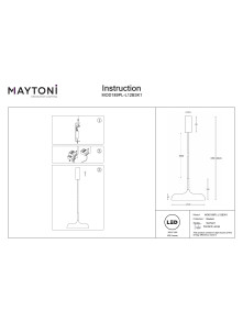 Minimalistyczna czarna lampa wisząca Gerhard LED do jadalni - płaski metalowy dysk 3000K 800 lm Minimalistyczna czarna lampa wisząca Gerhard LED do jadalni - płaski metalowy dysk 3000K 800 lm