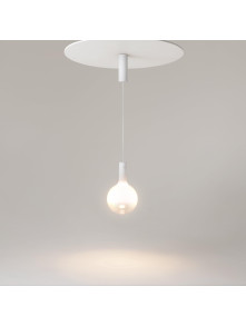 Minimalistyczna lampa wisząca Nebula LED do jadalni - szklana kula 3000K 4W - Maytoni