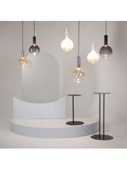 Minimalistyczna lampa wisząca Nebula LED do jadalni - szklana kula 3000K 4W - Maytoni