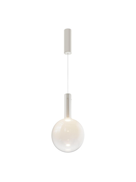 Minimalistyczna lampa wisząca Nebula LED 3000K do salonu - szklana kula 6W - Maytoni