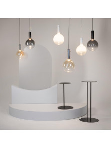 Minimalistyczna lampa wisząca Nebula LED 3000K do salonu - szklana kula 6W - Maytoni