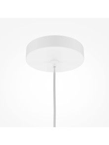 Biała lampa wisząca Pro Focus nad wyspę - smukła tuba GU10 1-punktowa - Maytoni Biała lampa wisząca Pro Focus nad wyspę - smukła tuba GU10 1-punktowa - Maytoni
