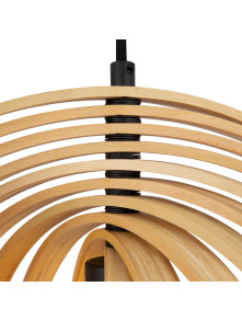 Skandynawska lampa wisząca Roots - ażurowa drewniana kula 1xE27, 43 cm Skandynawska lampa wisząca Roots - ażurowa drewniana kula 1xE27, 43 cm