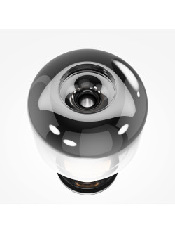 Nowoczesna lampa stołowa Spirito LED do sypialni - szklany klosz z gradientem 3000K, 1600 lm