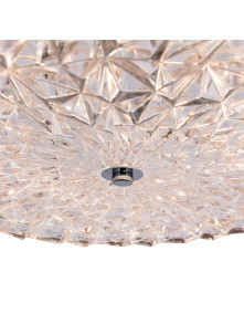 Glamour żyrandol Recinto do salonu 6xE27 chrom - kryształowy pierścień 40 cm, pryzmaty Glamour żyrandol Recinto do salonu 6xE27 chrom - kryształowy pierścień 40 cm, pryzmaty