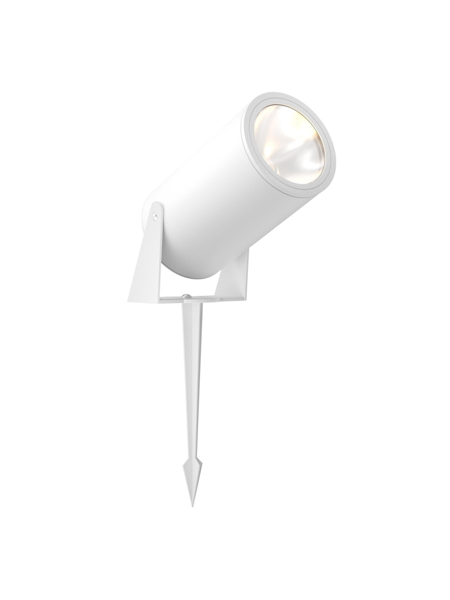 Reflektor gruntowy Bern LED IP65 - cylindryczny spot na szpicy, 50°, 3000K, 2800lm, biały