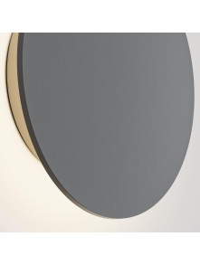 Kinkiet zewnętrzny Wald LED IP65 - okrągły, efekt świetlnej aureoli, 3000K, 18 cm, grafitowy