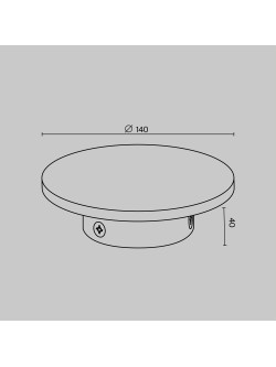 Kinkiet zewnętrzny Wald LED IP65 - okrągły, efekt świetlnej aureoli, 3000K, 14 cm, grafitowy