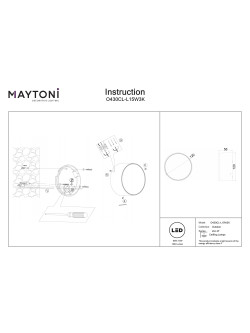 Zewnętrzny plafon sufitowy Zon IP65 LED - mały (12 cm) z mleczną blendą, 3000K, 900lm, biały