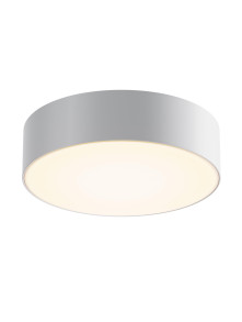 Zewnętrzny plafon sufitowy Zon IP65 LED - 22 cm, z mleczną blendą, 3000K, 2200lm, biały