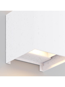 Kinkiet zewnętrzny Fulton LED IP54 - biała kostka świecąca góra-dół - Maytoni Kinkiet zewnętrzny Fulton LED IP54 - biała kostka świecąca góra-dół - Maytoni