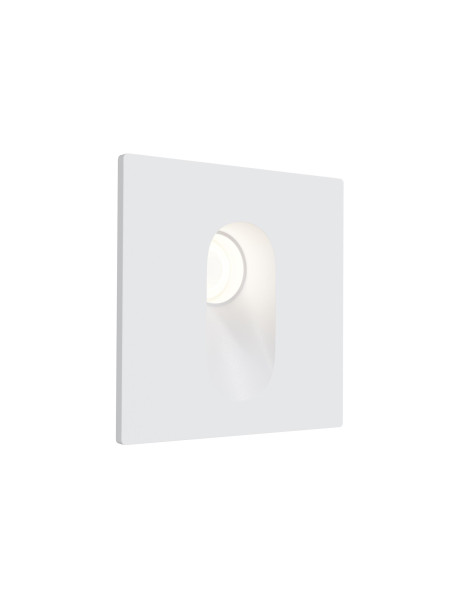 Biała oprawa schodowa LED Via Urbana - minimalistyczny panel kwadratowy IP54, 4000K Biała oprawa schodowa LED Via Urbana - minimalistyczny panel kwadratowy IP54, 4000K