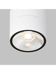 Biały plafon Spin LED IP54 do pergoli - cylindryczny (11 cm) regulowany, 3000K, 1050 lm Biały plafon Spin LED IP54 do pergoli - cylindryczny (11 cm) regulowany, 3000K, 1050 lm