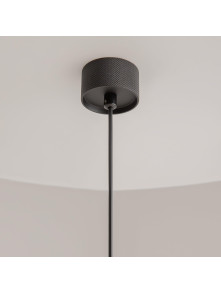 Czarna lampa wisząca Artisan nad wyspę - fakturowana tuba GU10 1-punktowa - Maytoni Czarna lampa wisząca Artisan nad wyspę - fakturowana tuba GU10 1-punktowa - Maytoni