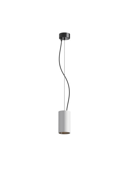 Biała lampa wisząca Efir LED - cylindryczny metalowy klosz, 3000k, 15W, 1230 lm - Maytoni