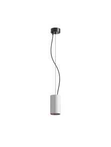 Biała lampa wisząca Efir LED - cylindryczny metalowy klosz, 3000k, 15W, 1230 lm - Maytoni