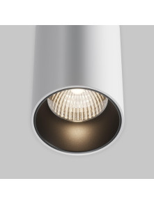 Wisząca lampa LED Efir w bieli nad wyspę - metalowa tuba 3000K, 25W, 2180 lm - Maytoni Wisząca lampa LED Efir w bieli nad wyspę - metalowa tuba 3000K, 25W, 2180 lm - Maytoni