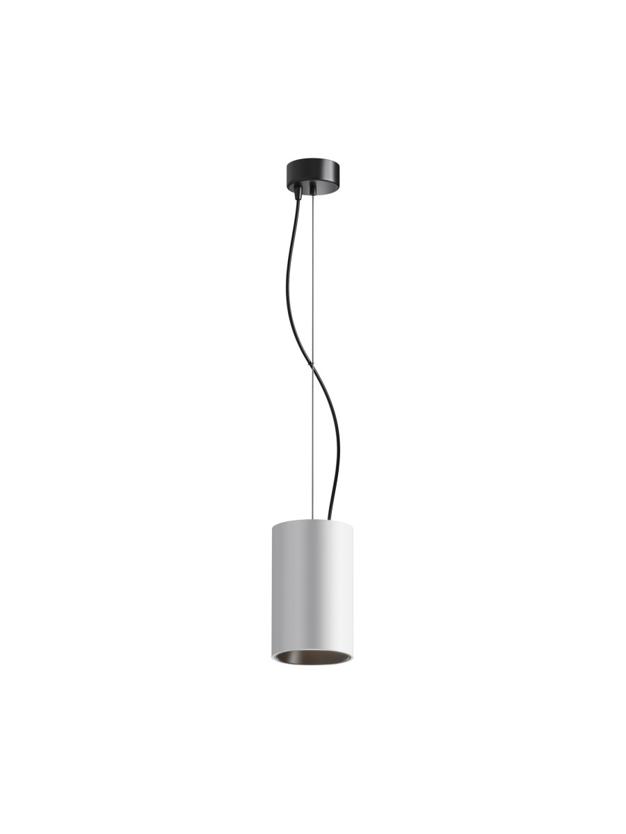 Biały zwis Efir LED 3000K - cylindryczna tuba z aluminium, 33W, 2730 lm