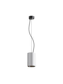 Biały zwis Efir LED 3000K - cylindryczna tuba z aluminium, 33W, 2730 lm