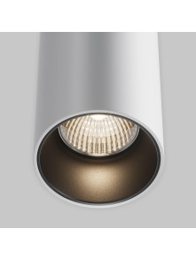 Biały zwis Efir LED 3000K - cylindryczna tuba z aluminium, 33W, 2730 lm