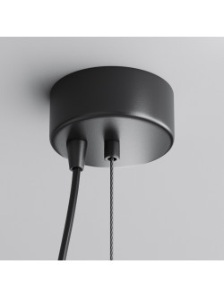 Biały zwis Efir LED 3000K - cylindryczna tuba z aluminium, 33W, 2730 lm