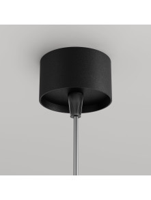 Lampa wisząca Focus LED 3000K - smukła czarna tuba z metalu - Maytoni Lampa wisząca Focus LED 3000K - smukła czarna tuba z metalu - Maytoni