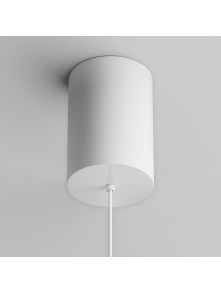 Lampa wisząca Plato LED 3000K - płaski dyskowy klosz, 12W, biała - Maytoni Lampa wisząca Plato LED 3000K - płaski dyskowy klosz, 12W, biała - Maytoni