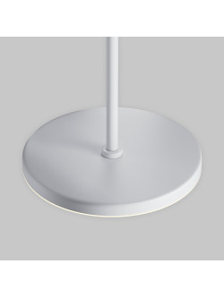 Lampa wisząca Plato LED 3000K - płaski dyskowy klosz, 12W, biała - Maytoni