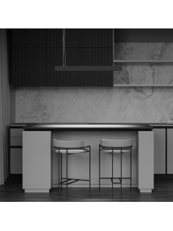 Lampa wisząca LED Points – liniowa, nad stół, kierunkowe światło, 40W, 4000K, 3400 lm, czarna