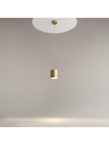 Lampa wisząca Polar – cylindryczna (tuba), kierunkowe światło, GX53, złota - Maytoni