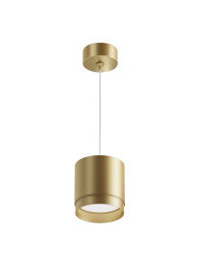 Lampa wisząca Polar – cylindryczna (tuba), kierunkowe światło, GX53, złota - Maytoni