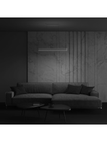Lampa wisząca Step LED - płaska belka (91 cm) nad wyspę, 3000K, 23W, biała - Maytoni Lampa wisząca Step LED - płaska belka (91 cm) nad wyspę, 3000K, 23W, biała - Maytoni