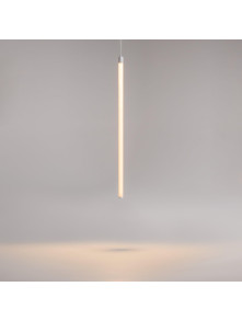 Lampa wisząca LED Ray – liniowa, pionowa, 360°, światło rozproszone, 20W, 3000K, 2120 lm, biała