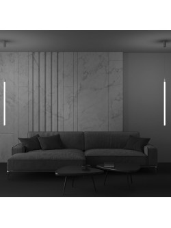 Lampa wisząca LED Ray – liniowa, pionowa, 360°, światło rozproszone, 20W, 3000K, 2120 lm, biała