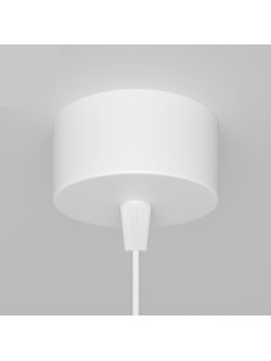 Lampa wisząca Lipari – tuba ścięta, złoty środek, GU10, czarna - Maytoni