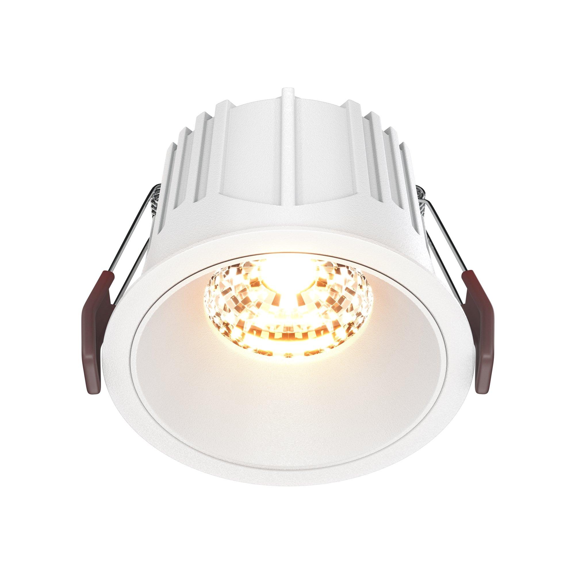 Oprawa wpuszczana LED Alfa (oczko sufitowe) – okrągła, głęboka, 15W, 2700K, kąt 36°, biała