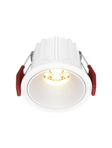 Oprawa wpuszczana LED Alfa (oczko sufitowe) – okrągła, głęboka, 10W, 2700K, kąt 36°, biała