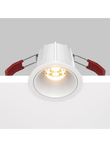 Oprawa wpuszczana LED Alfa (oczko sufitowe) – okrągła, głęboka, 10W, 2700K, kąt 36°, biała