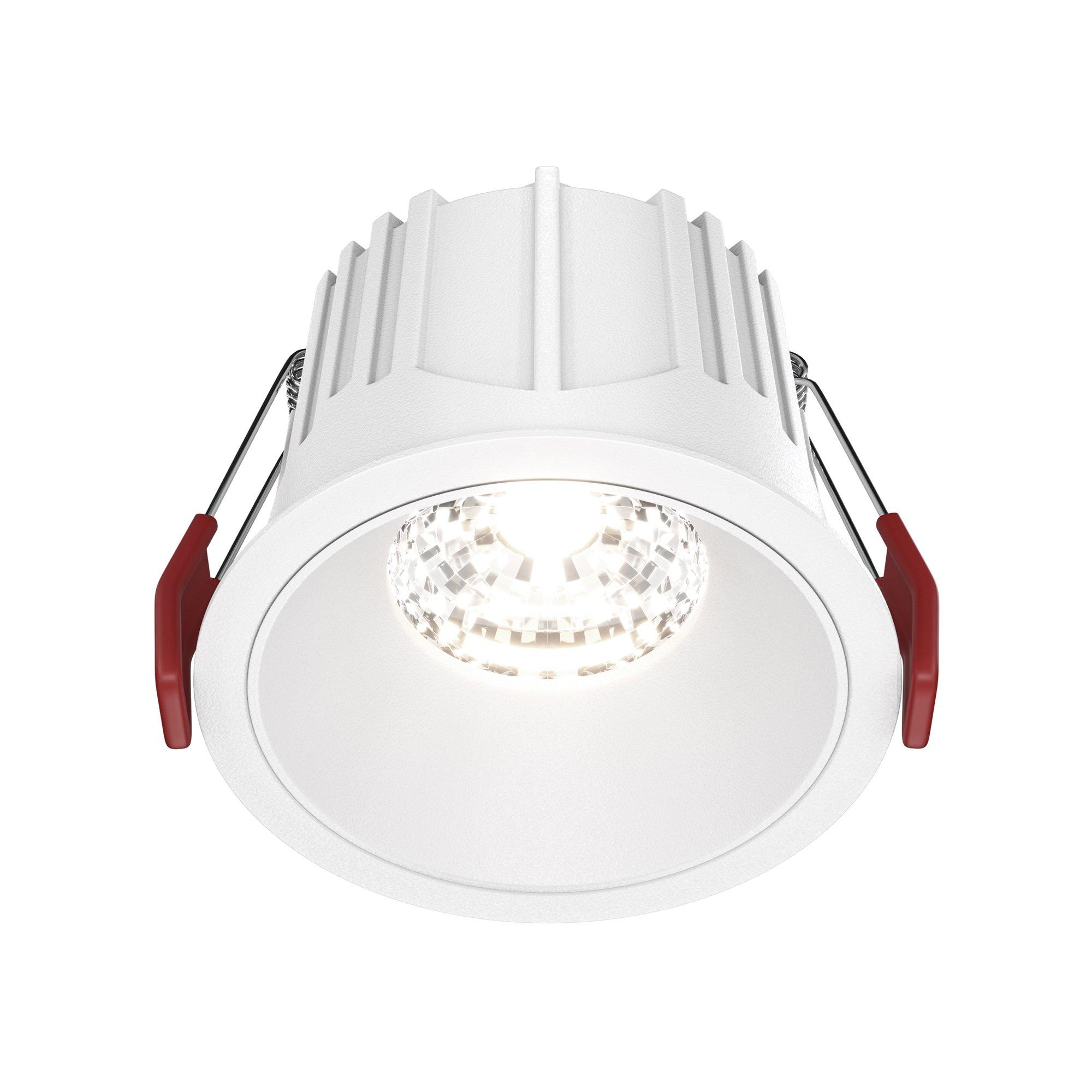 Oprawa wpuszczana LED Alfa (oczko sufitowe) – okrągła, głęboka, 15W, 4000K, kąt 36°, ściemnialna, biała