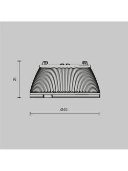 Soczewka Lens 24° – 45 mm, do opraw Dip Maytoni 15W