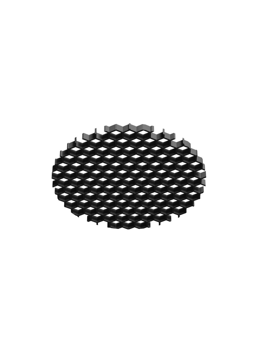 Filtr antyolśnieniowy HoneyComb001-D41.5, czarny - do opraw Dip Maytoni 15W