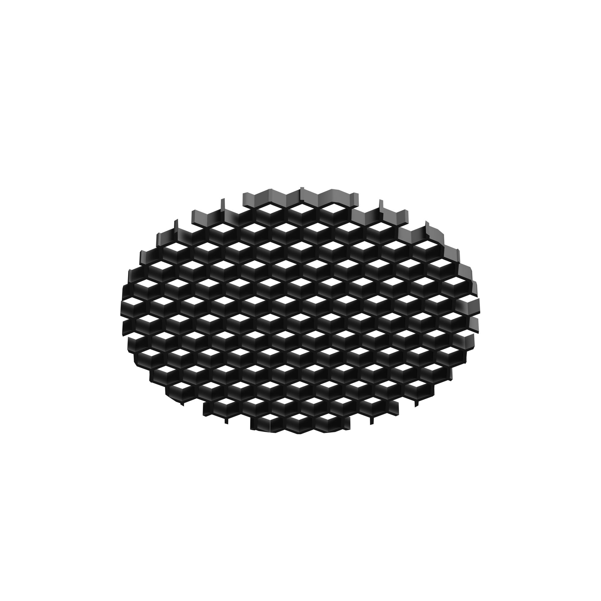 Filtr antyolśnieniowy HoneyComb001-D41.5, czarny - do opraw Dip Maytoni 15W