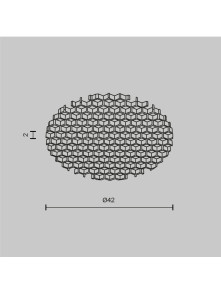 Filtr antyolśnieniowy HoneyComb001-D41.5, czarny - do opraw Dip Maytoni 15W Filtr antyolśnieniowy HoneyComb001-D41.5, czarny - do opraw Dip Maytoni 15W