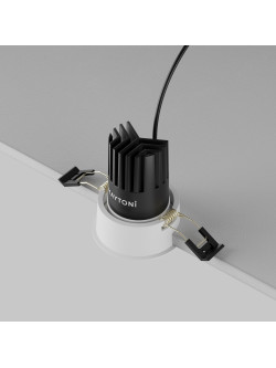 Oprawa wpuszczana LED Dip – głęboka (oczko sufitowe), 10W, 2700K, kąt 50°, biała