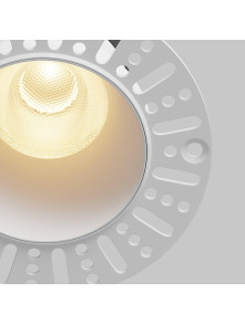 Oprawa wpuszczana LED Dip (oczko sufitowe), głęboka, do zabudowy GK - z kołnierzem, 15W, 2700K, kąt 50°, biała Oprawa wpuszczana LED Dip (oczko sufitowe), głęboka, do zabudowy GK - z kołnierzem, 15W, 2700K, kąt 50°, biała
