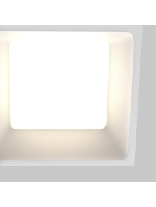 Oprawa wpuszczana LED Okno – kwadratowa, 12W, CCT 3000/4000/6000K, kąt 100°, IP44, mleczna bledna, biała Oprawa wpuszczana LED Okno – kwadratowa, 12W, CCT 3000/4000/6000K, kąt 100°, IP44, mleczna bledna, biała