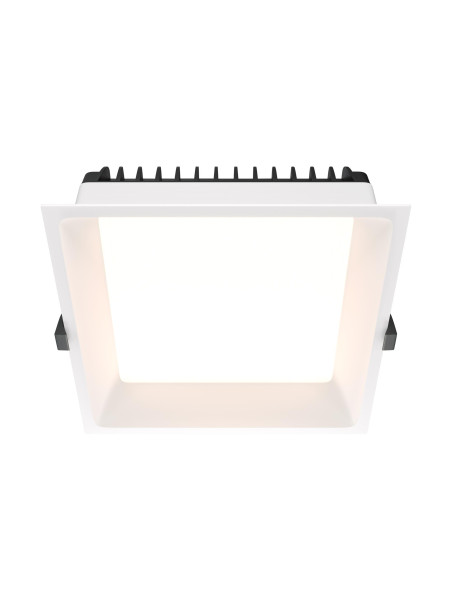 Oprawa wpuszczana LED Okno 1800 lm – kwadratowa, głęboka, 24W, 4000K, kąt 100°, IP44, mleczna blenda, biała Oprawa wpuszczana LED Okno 1800 lm – kwadratowa, głęboka, 24W, 4000K, kąt 100°, IP44, mleczna blenda, biała