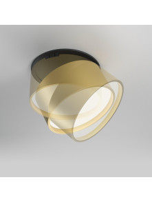 Oprawa wpuszczana LED Onda – okrągła, 12W, 4000K, kąt 120°, złota Oprawa wpuszczana LED Onda – okrągła, 12W, 4000K, kąt 120°, złota
