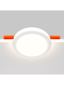 Oprawa wpuszczana LED Phanton – okrągła z pierścieniem, 12W, 3000K, kąt 120°, biała Oprawa wpuszczana LED Phanton – okrągła z pierścieniem, 12W, 3000K, kąt 120°, biała