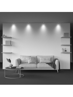 Oprawa wpuszczana LED Round (oczko sufitowe) – okrągła, głęboka, 12W, 3000K, kąt 50°, czarna